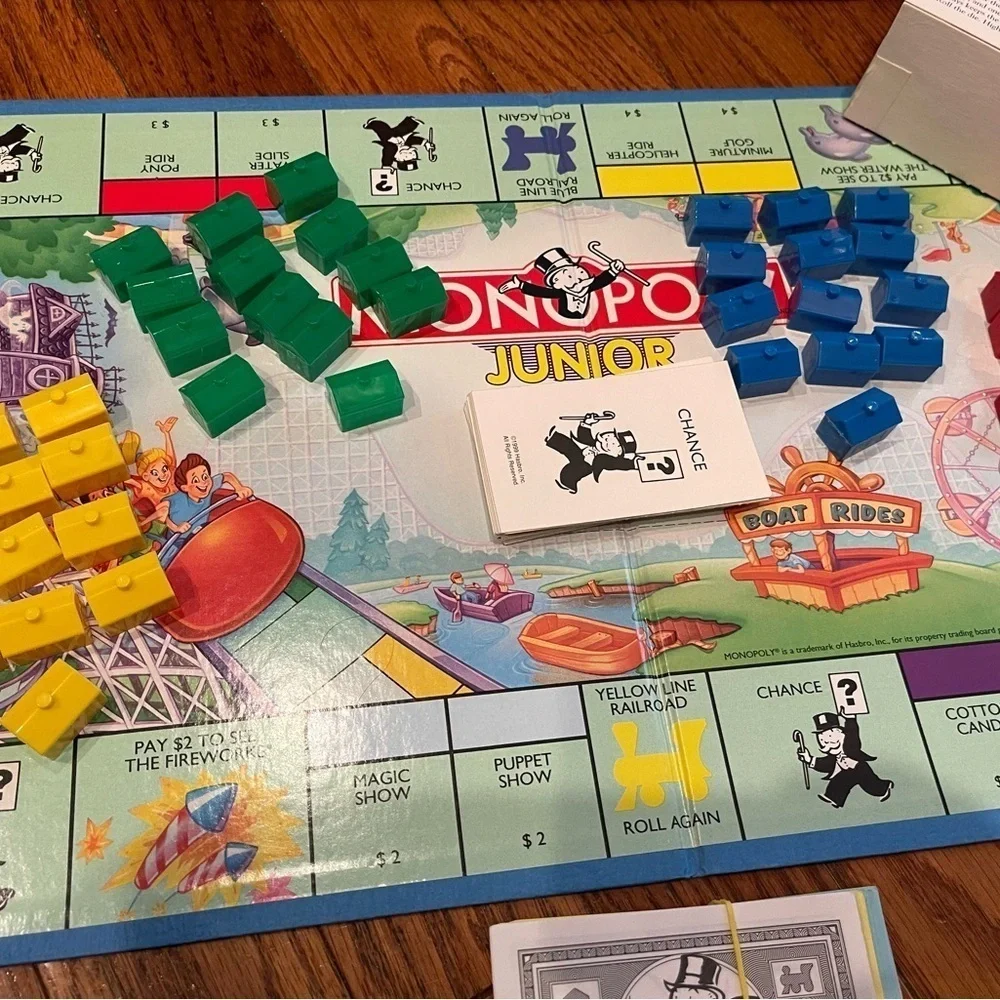 Monopoly Rollercoaster Junior Board Game by Hasbro 1999